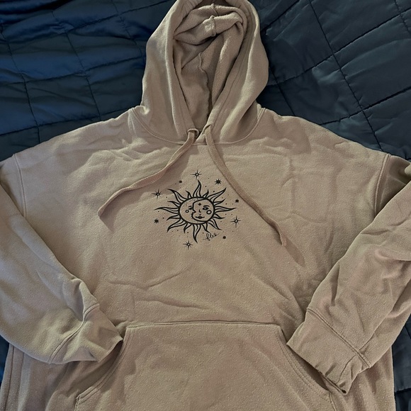 Fleo Sun and Moon Hoodie Medium - Picture 1 of 4
